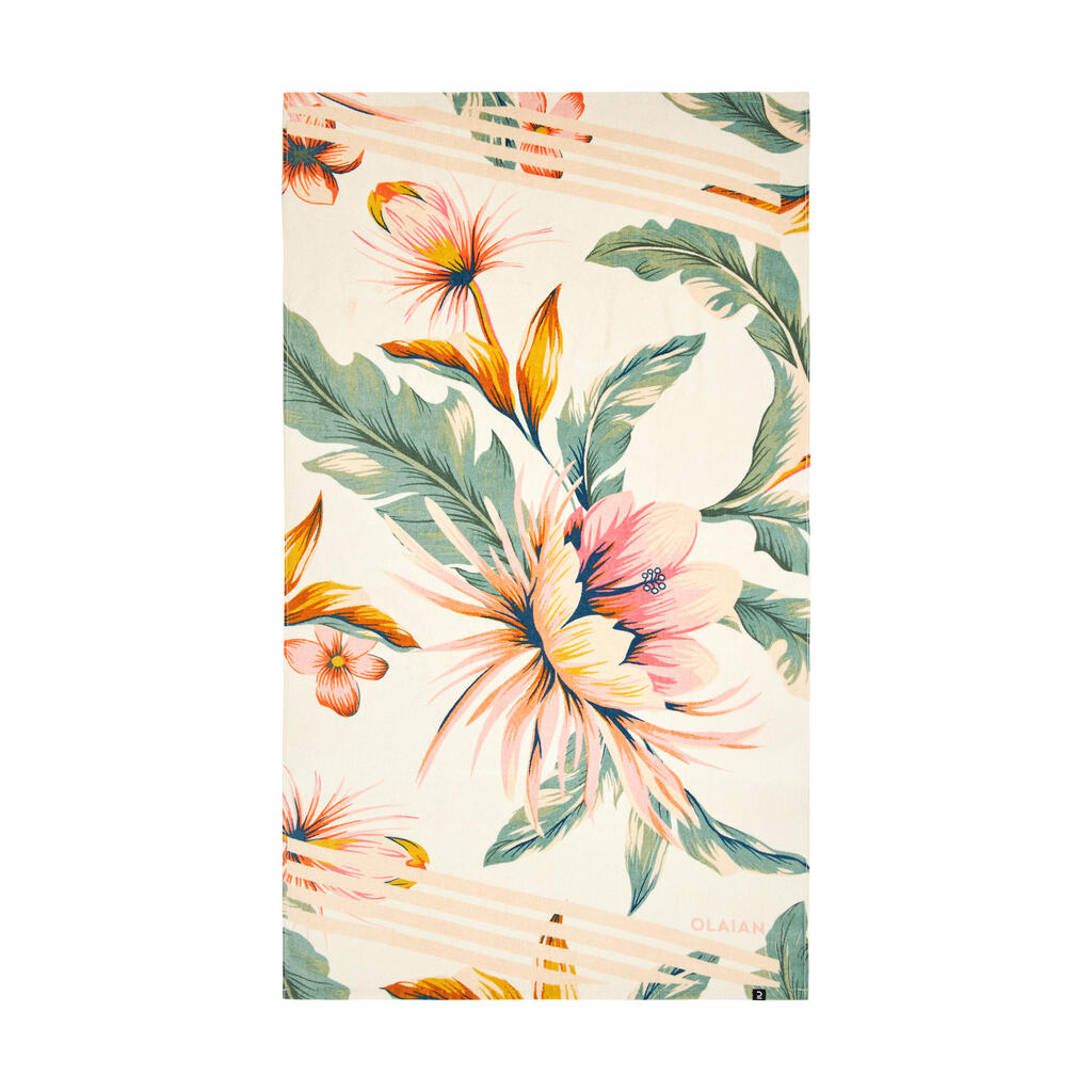 Strandhandtuch 145 × 85 cm - Tropic rosa