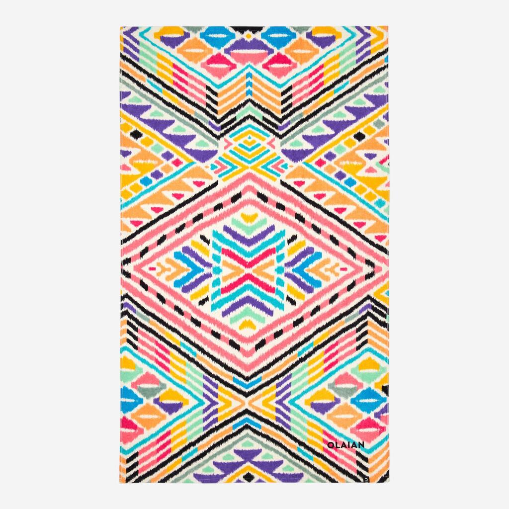 Beach towel 145 x 85 cm - Ikat multicoloured