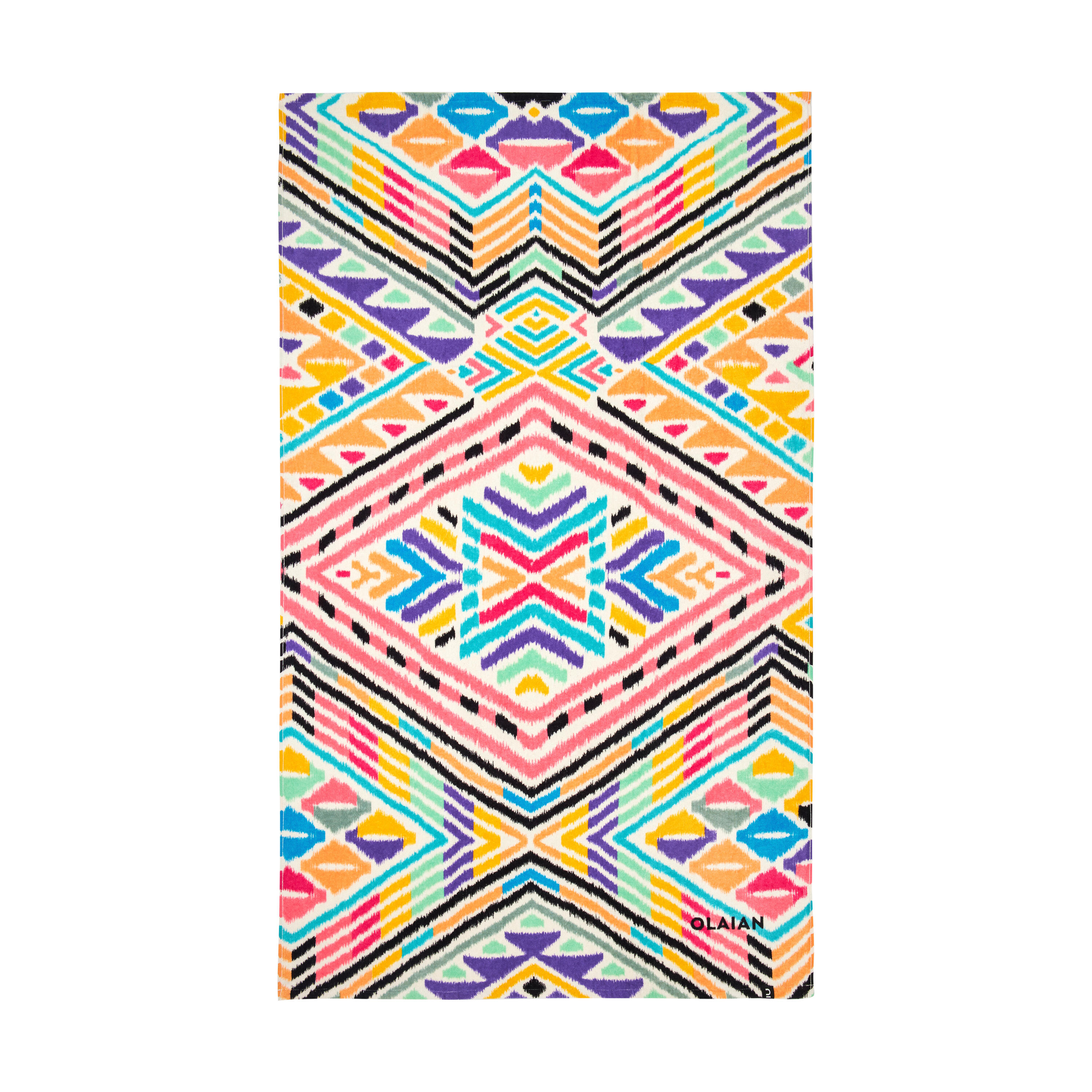 Beach towel 145 x 85 cm - Ikat multicoloured 1/4