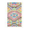 Serviette de plage 145 x 85 cm - Ikat multicolore