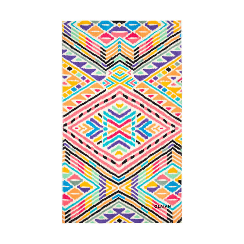 Beach towel 145 x 85 cm - Ikat multicoloured