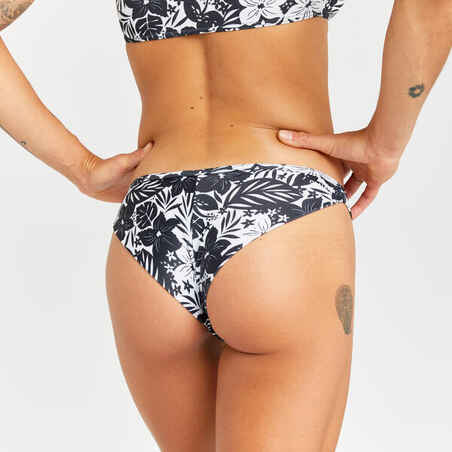 Women's tanga swimsuit bottoms - Lulu borneo black