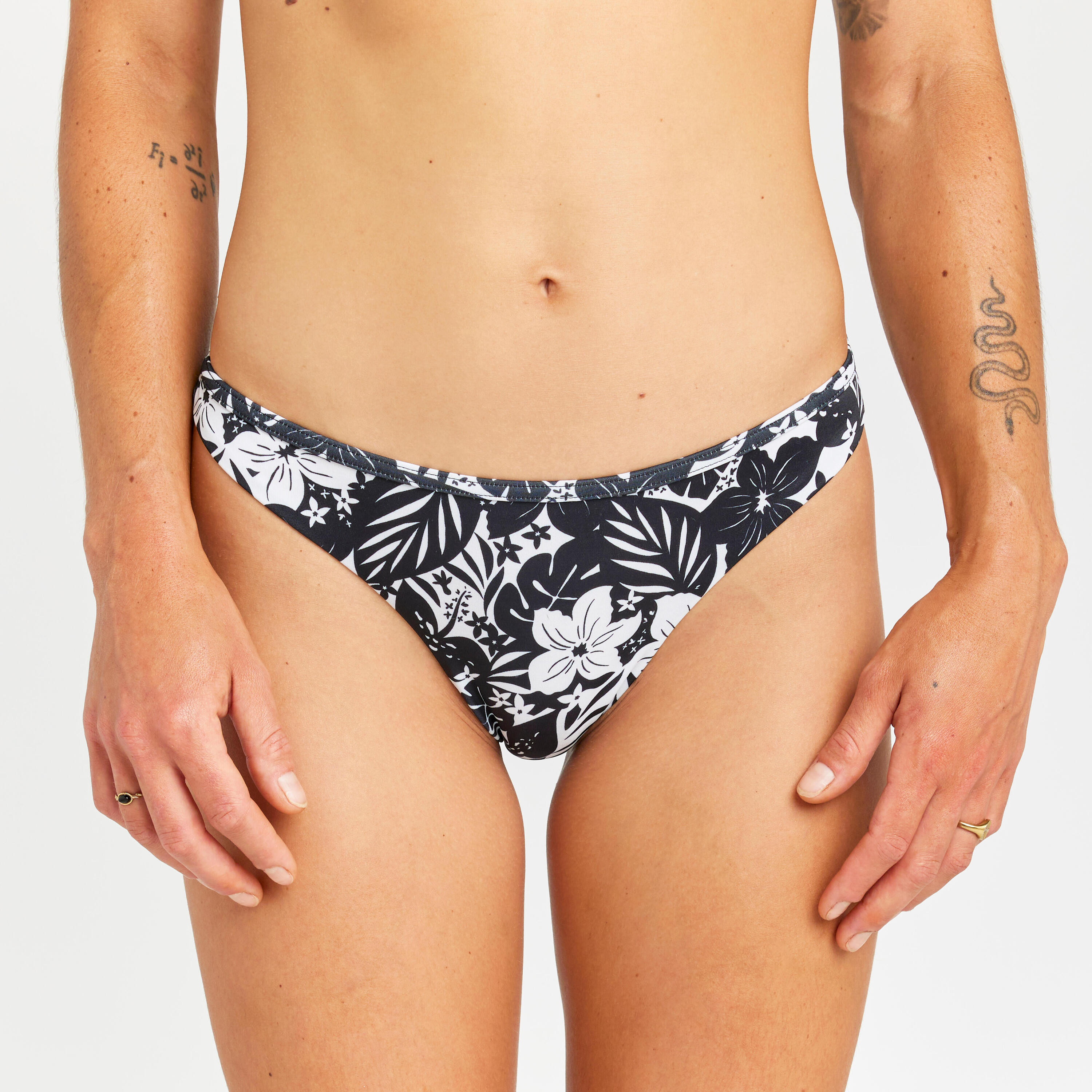 Cueca brasileira de bikini Mulher - Lulu borneo preto 4/4