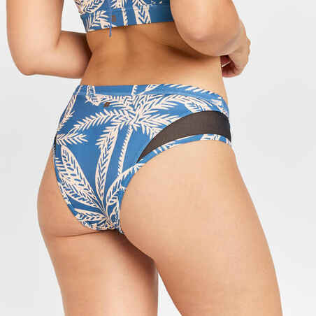 Panty de bikini de surf azul para mujer Savana Palmer