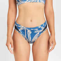 Women's briefs swimsuit bottoms - Savana palmer blue