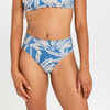 Women's high-waisted briefs swimsuit bottoms - Nora palmer blue