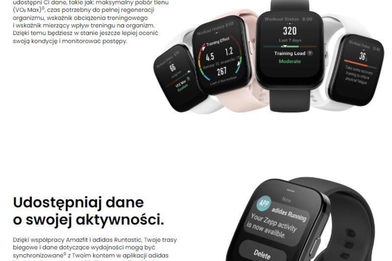 Smartwatch Amazfit Bip 5 Soft Black