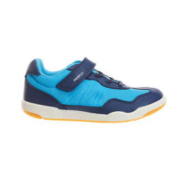 JUNIOR BADMINTON SHOES  BS SENSATION 190 NAVY AQUA