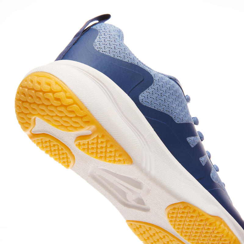 Badmintonschoenen voor kinderen BS SENSATION 530 marineblauw mistgrijs