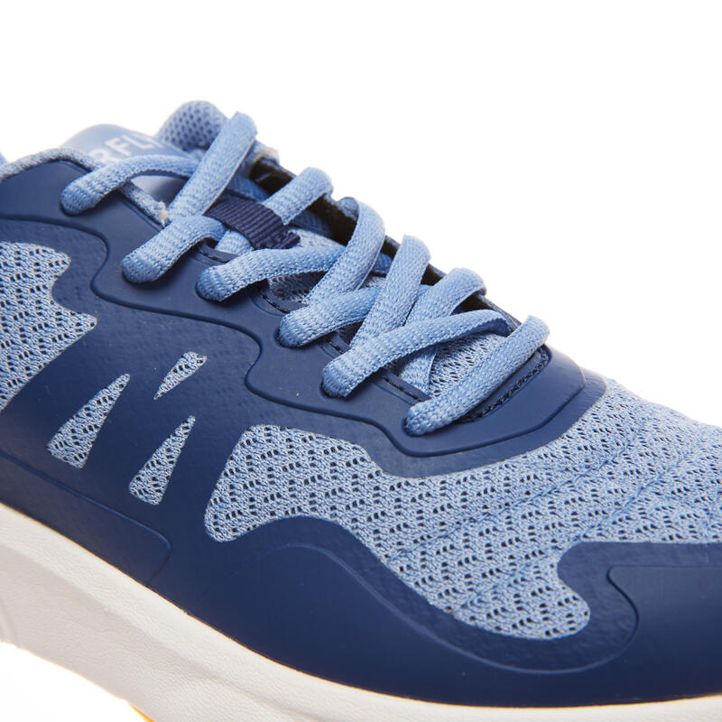 Badmintonschoenen voor kinderen BS SENSATION 530 marineblauw mistgrijs