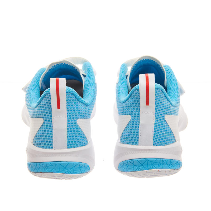 JUNIOR BADMINTON SHOES BS LITE 560 KID WHITE AQUA