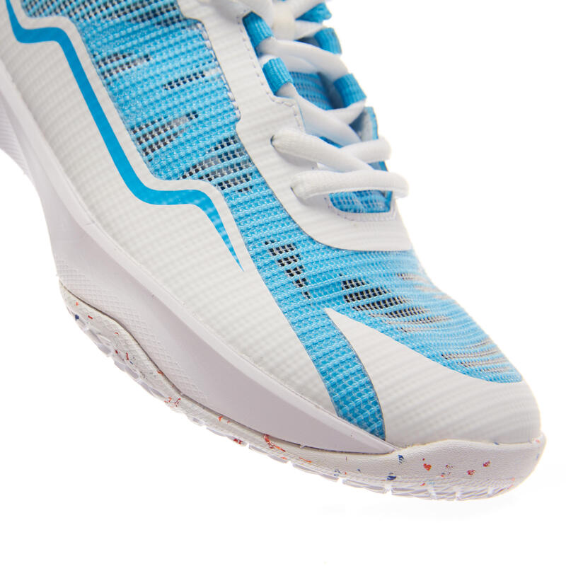 JUNIOR BADMINTON SHOES BS LITE 560 JR WHITE AQUA