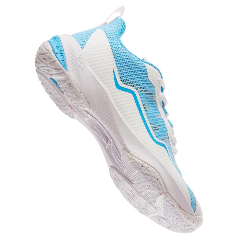 Chaussures de Badminton Enfant BS Lite 560 - Blanc/Aqua