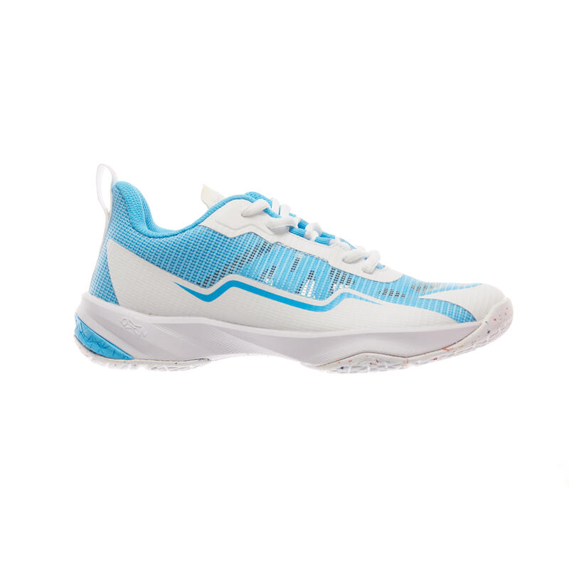 BADMINTONSCHOENEN VOOR KINDEREN BS LITE 560 WIT/AQUA