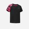 LITE Badminton T-shirt 560 Men Black Fluo Mangenta