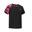 Herren Badminton T-Shirt - 560 Lite schwarz/neon magenta 