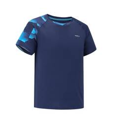 Kaos Badminton Pria LITE 560 - Biru Aqua