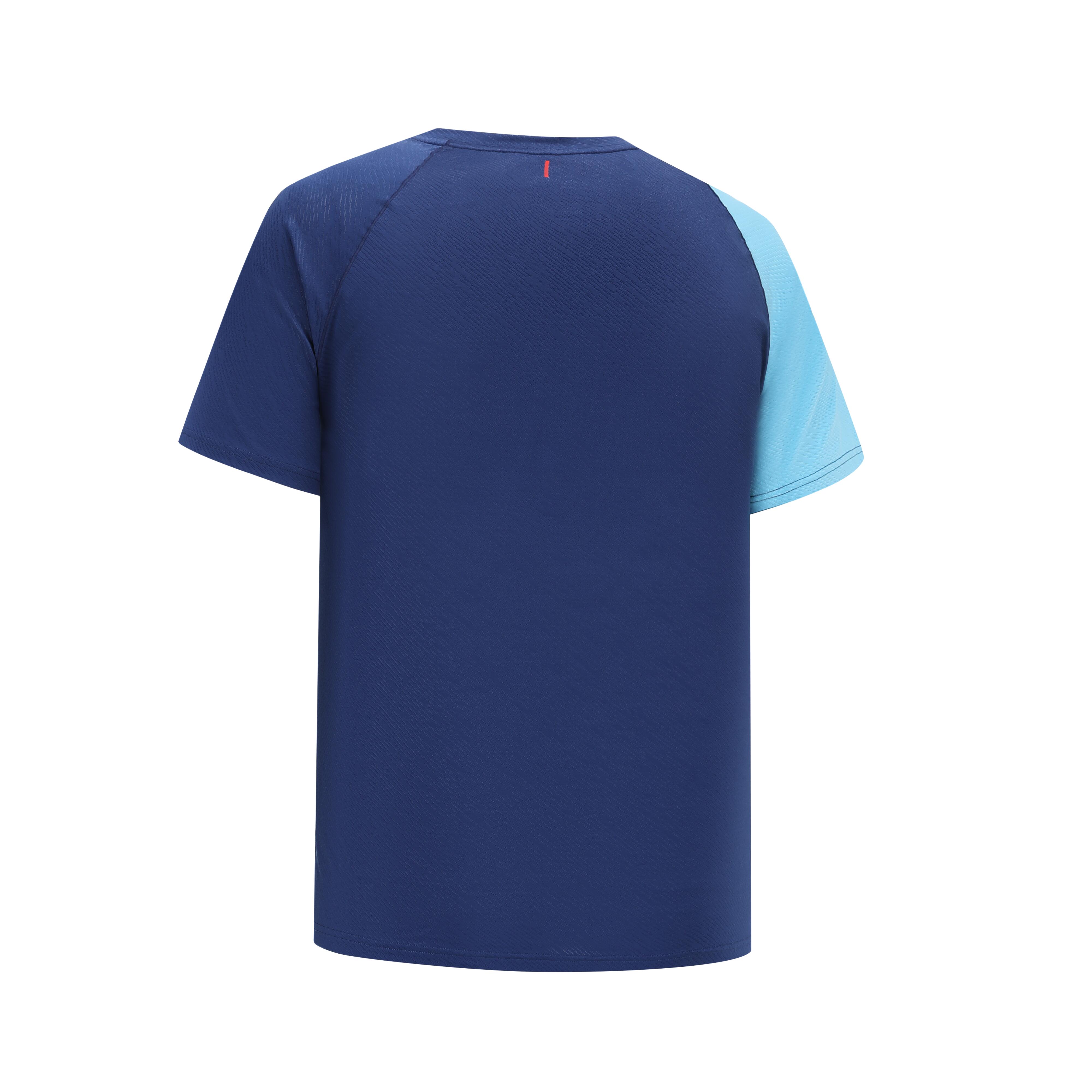 LITE Badminton T-shirt 560 Men Aqua Navy