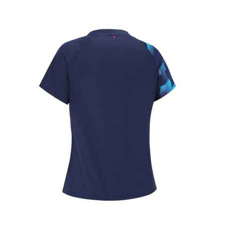 Moteriški marškinėliai „Lite 560“, tamsiai mėlyni