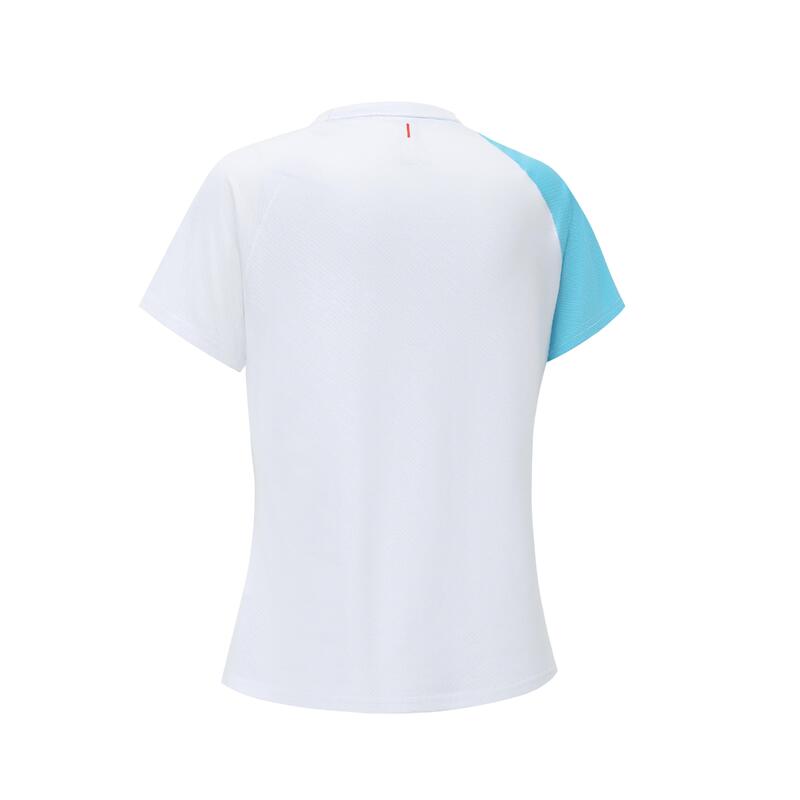 LITE Badminton T-shirt 560 Women White Aqua