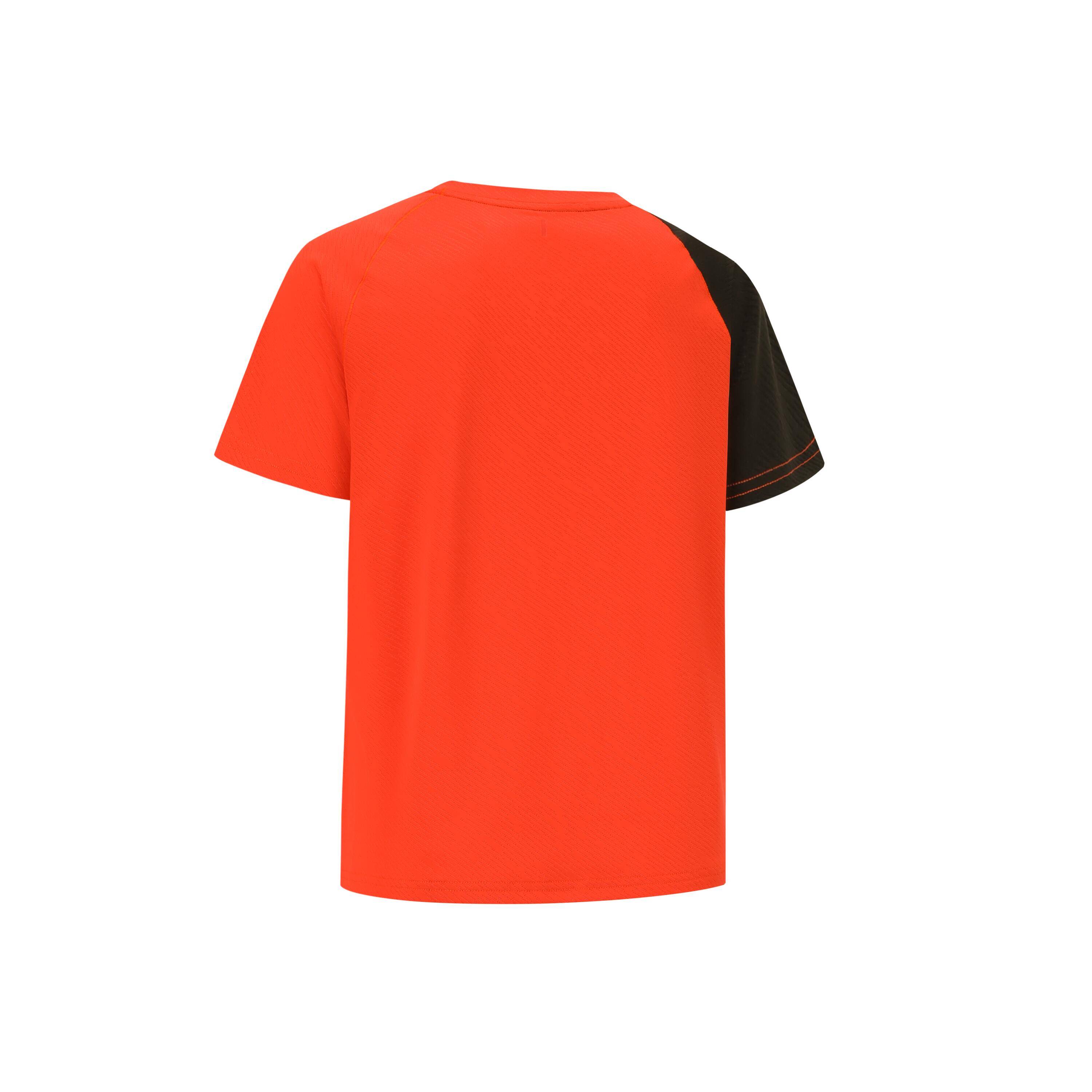 LITE Badminton T-shirt 560 Junior Red Black -  2