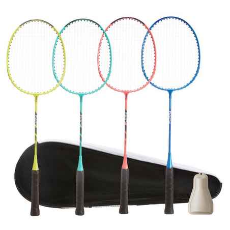 Fun BR130 Set family with a set of 4 adult badminton rackets