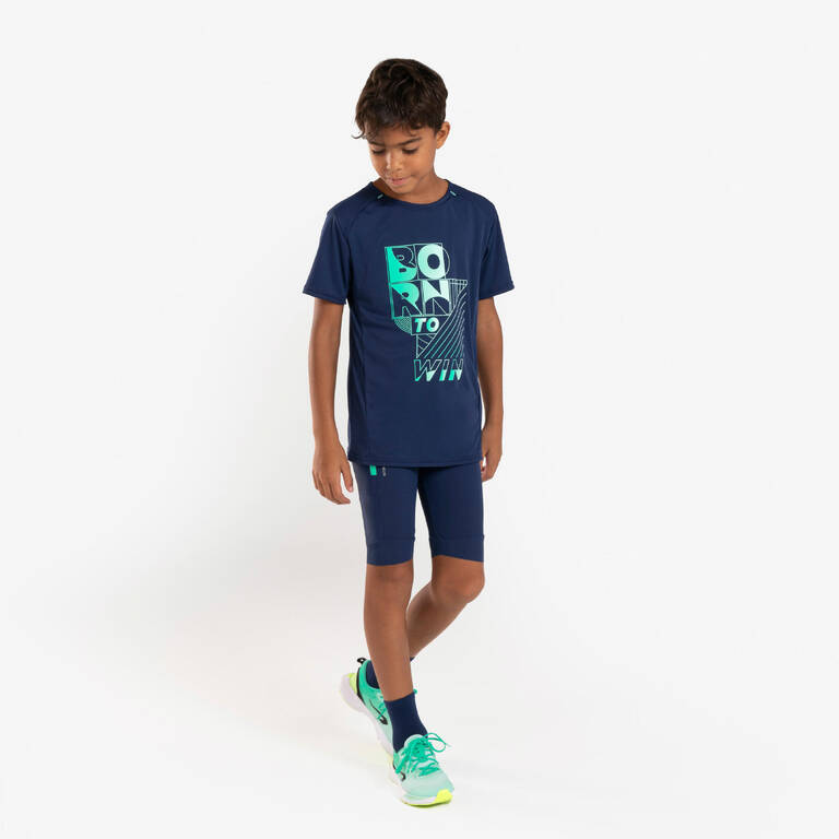 RUN DRY+ MIDTIGHT B NAVY GREEN