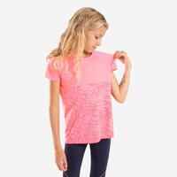 Girl's KIPRUN CARE 900 Seamless Running T-shirt - pink