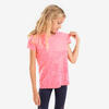 T-Shirt running sans couture Fille - KIPRUN CARE 900 rose