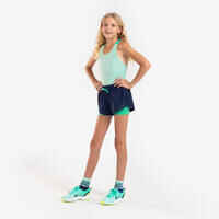 Girls' seamless KIPRUN 900 running tanktop - light green