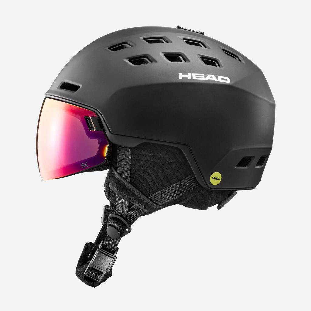 Visiiriga suusakiiver Head Radar MIPS, must