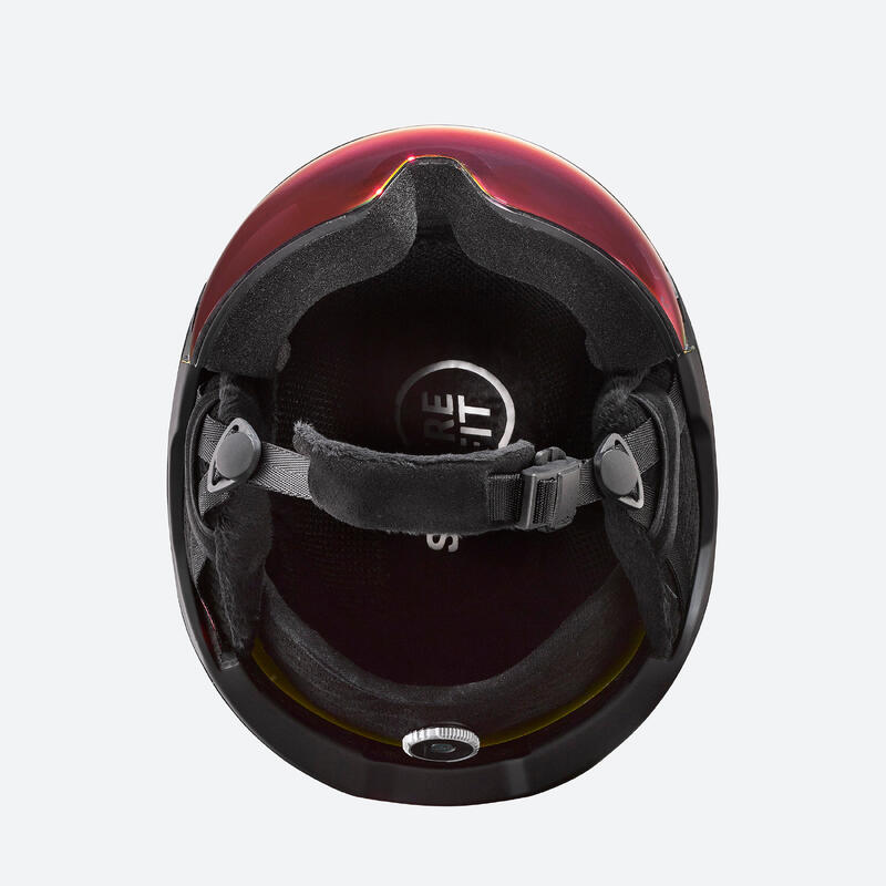 Head Radar Vizierhelm black lime comfortabele skihelm - Ski Outlet