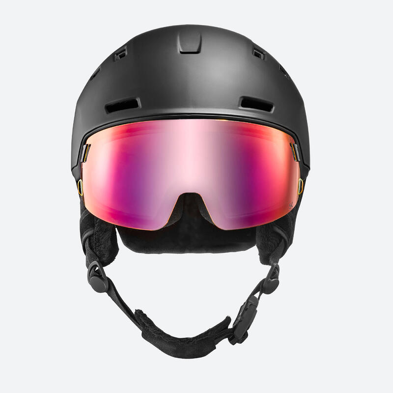 Skihelm met vizier Radar MIPS zwart