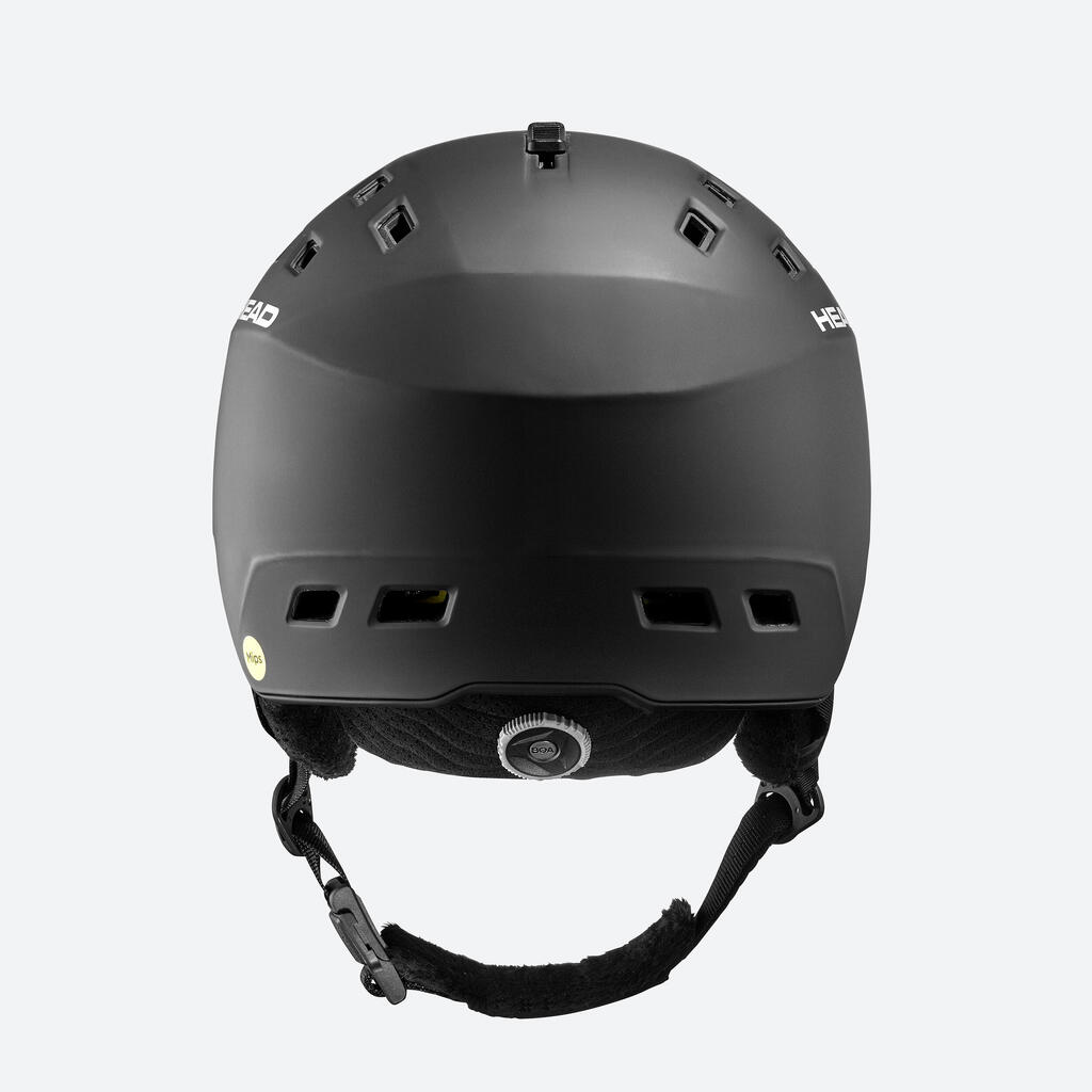 Skihelm mit Visier - Head Radar MIPS schwarz 