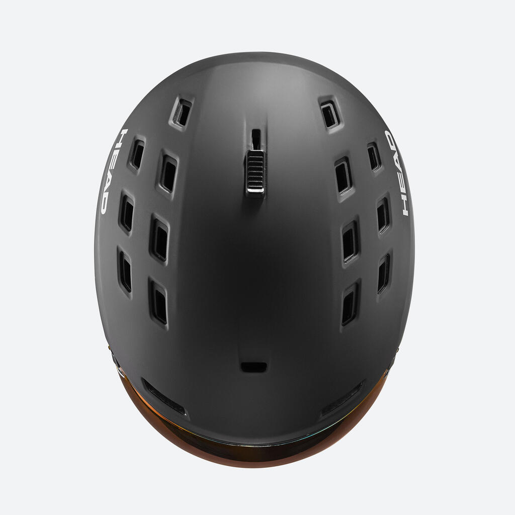 Skihelm mit Visier - Head Radar MIPS schwarz 