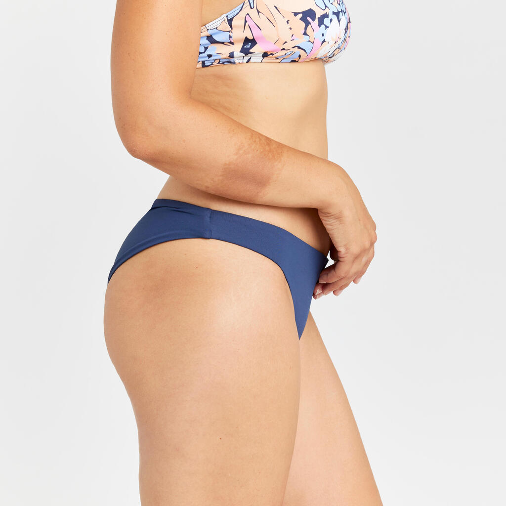 Bikini-Hose Damen Tanga Mini blau