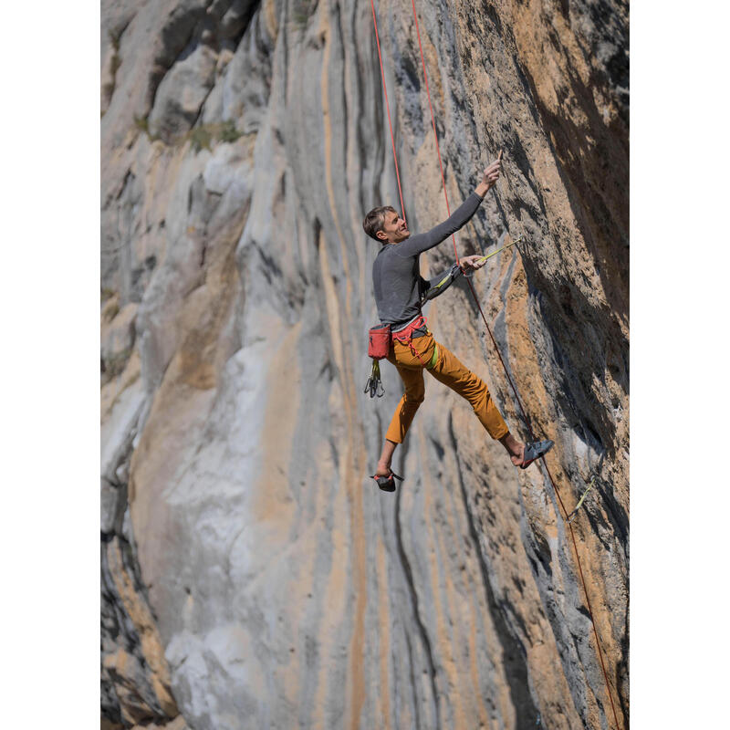 Calças de escalada em falésia EDGE Homem - OCRE