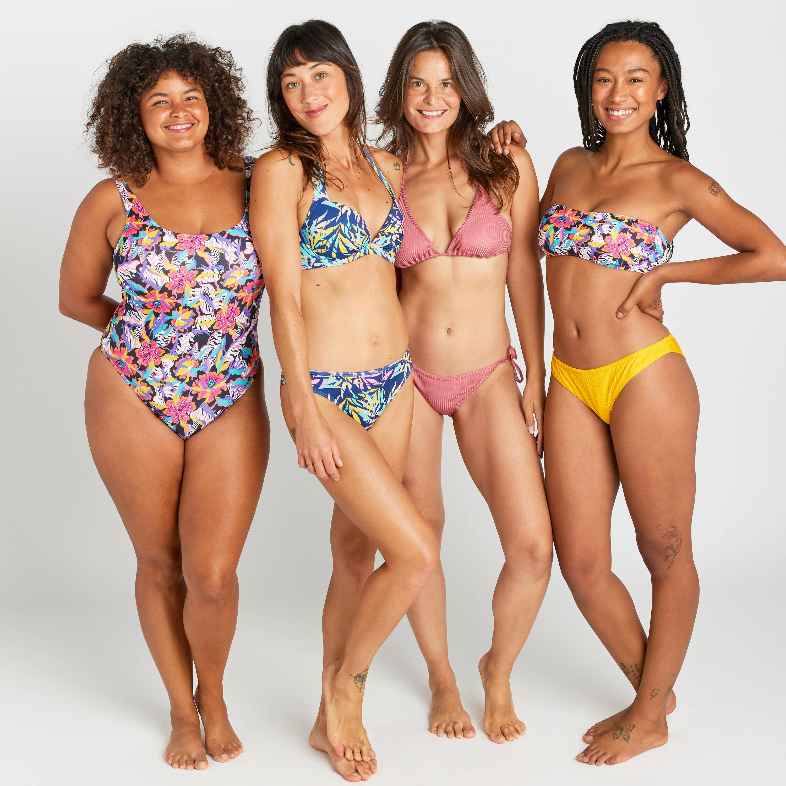 Women's push-up swimsuit top - Elena cuty blue -  4