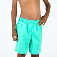 Maillot De Bain Natation Garçon - Swimshort 100 Basic - Vert