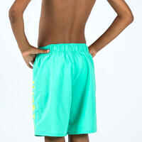Boy's Swimsuit - Swimshort 100 Basic - Green