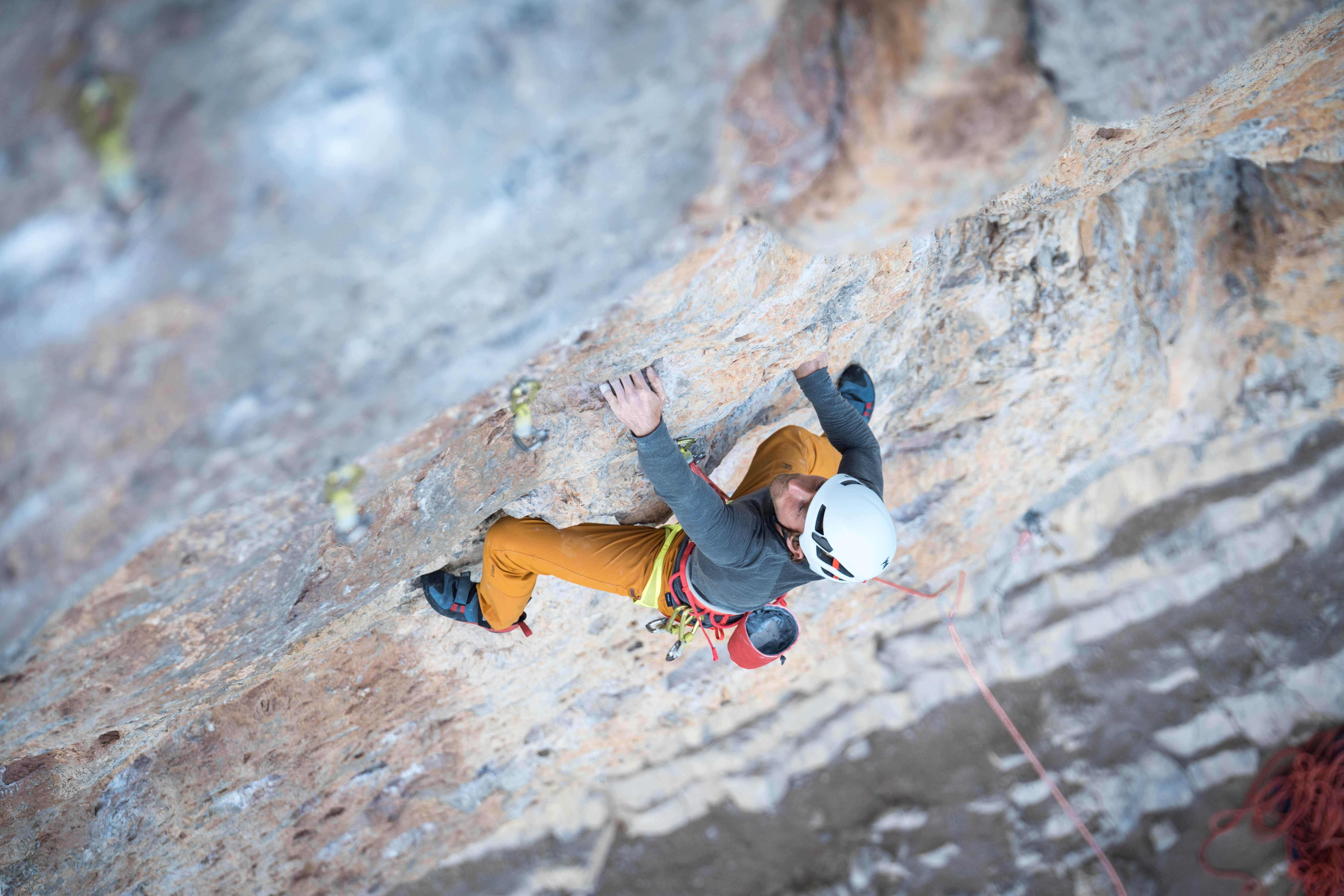 Climbing and Mountaineering Helmet - Edge White/Red - SIMOND