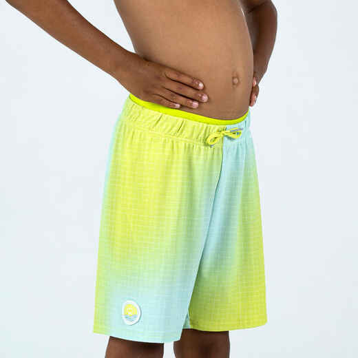 
      Schwimmshorts Jungen - 100 Long KMO gelb 
  