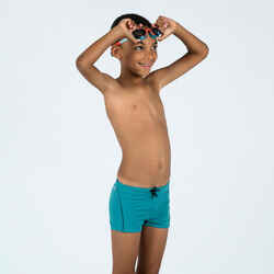 Boy's Swimsuit - Boxer 100 Plus - Turquoise