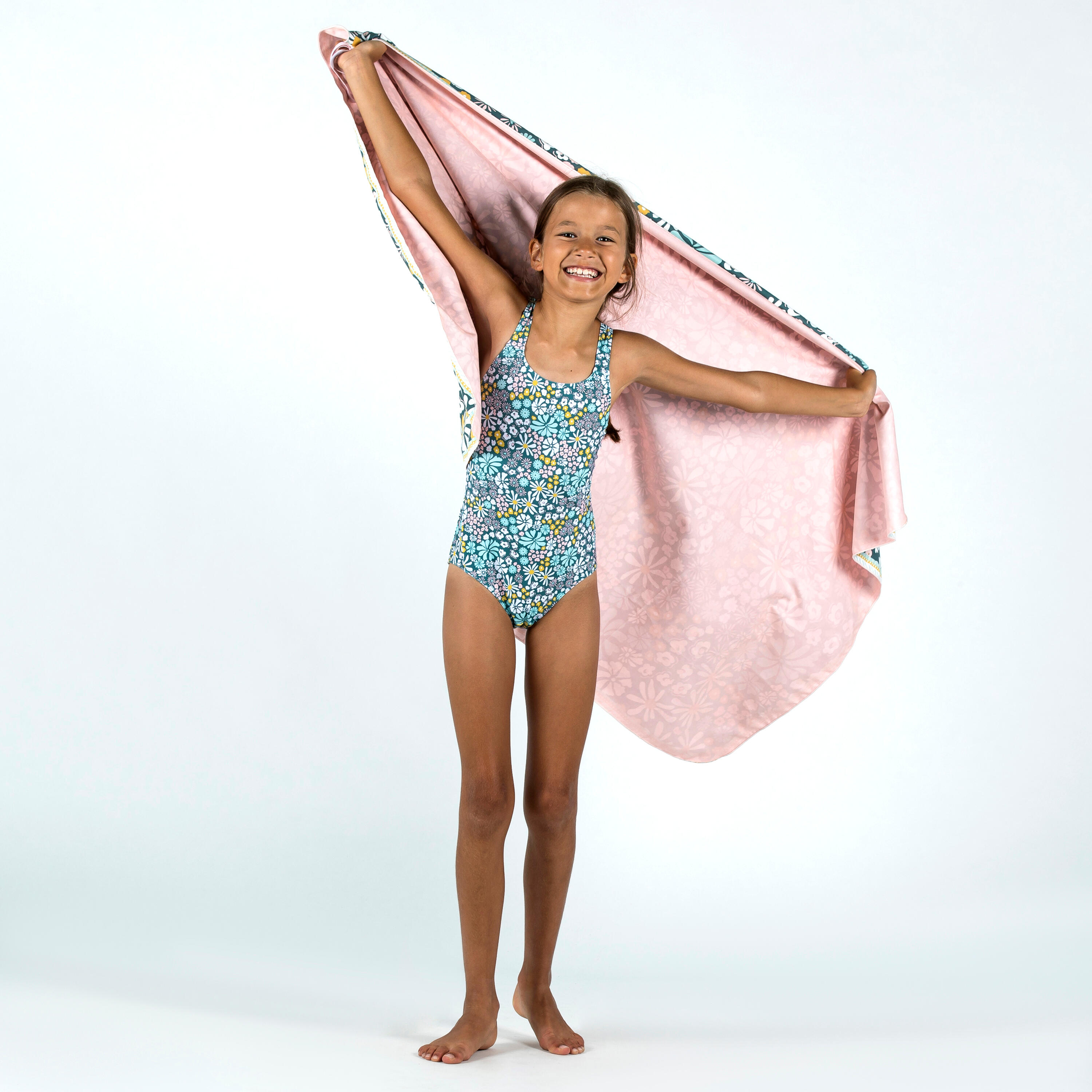 Badeanzug Mädchen - Vega Pantai khaki 2/4