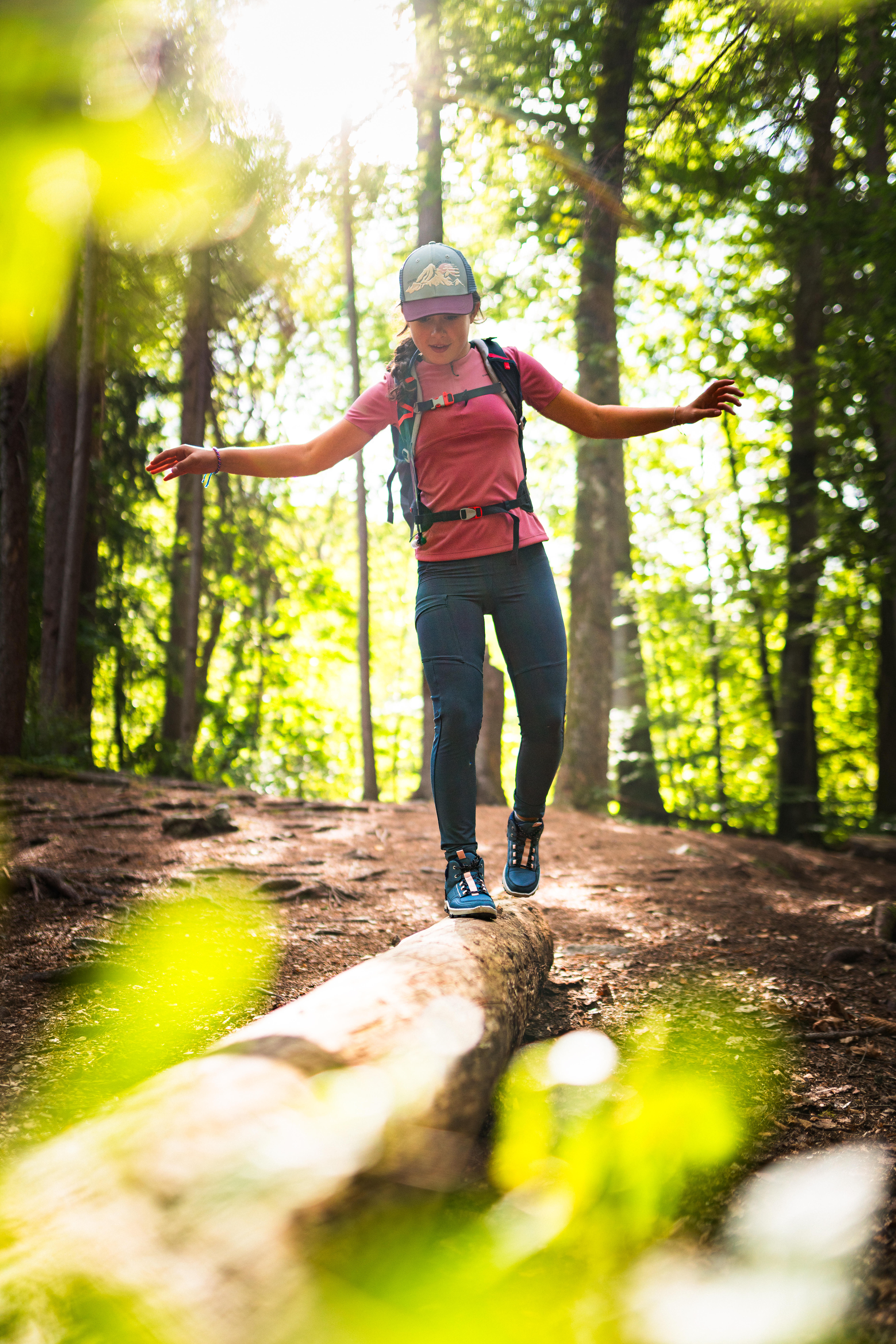 Kids’ Hiking Leggings, MH 500 Age 7–15 - QUECHUA