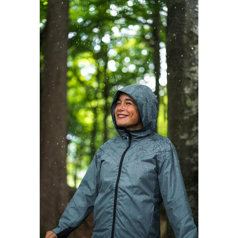 Çocuk Outdoor Yağmurluk - 7 / 15 Yaş - Yeşil - MH500