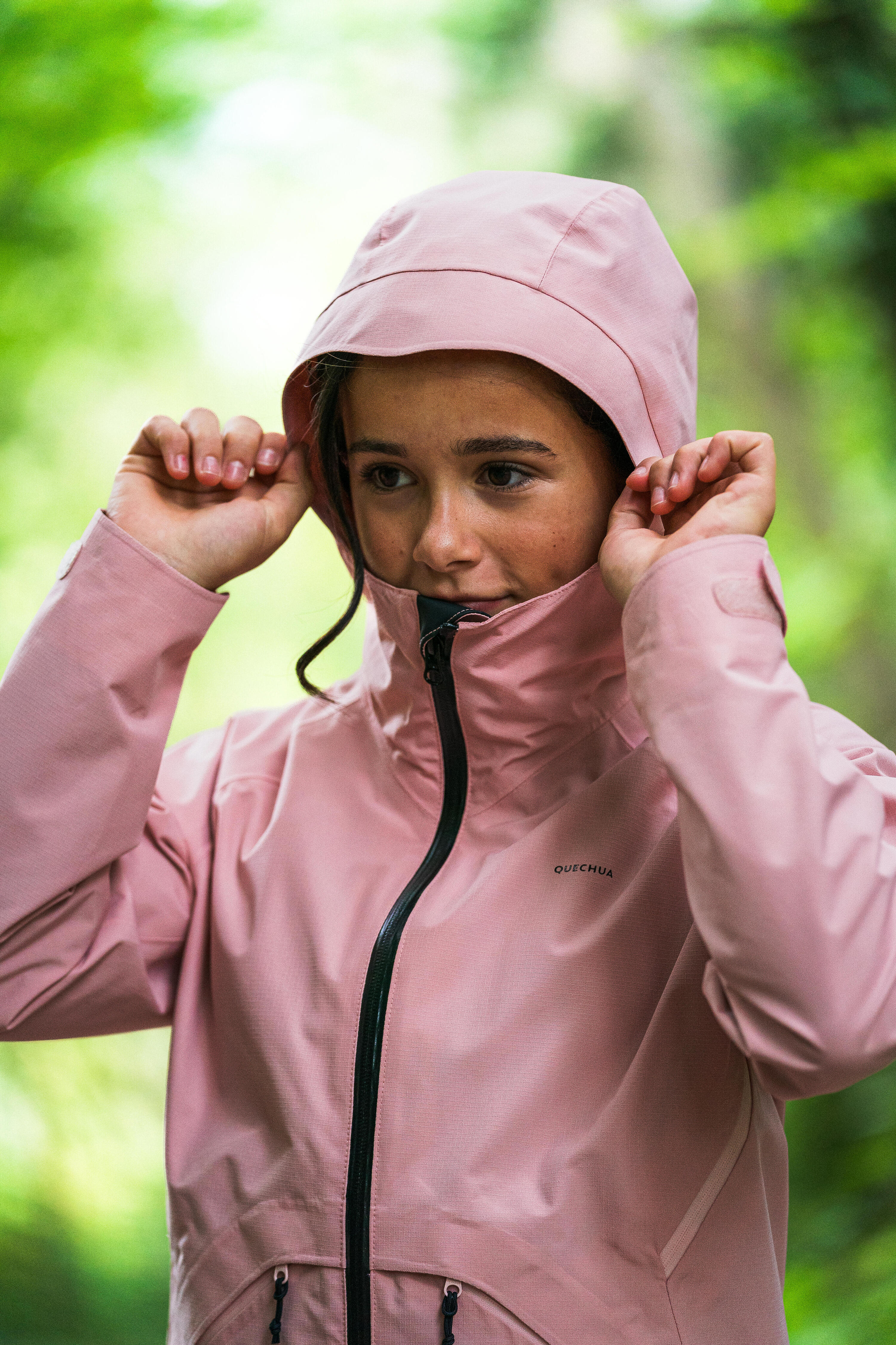 Manteau de randonnée imperméable enfant – MH 900 17/17