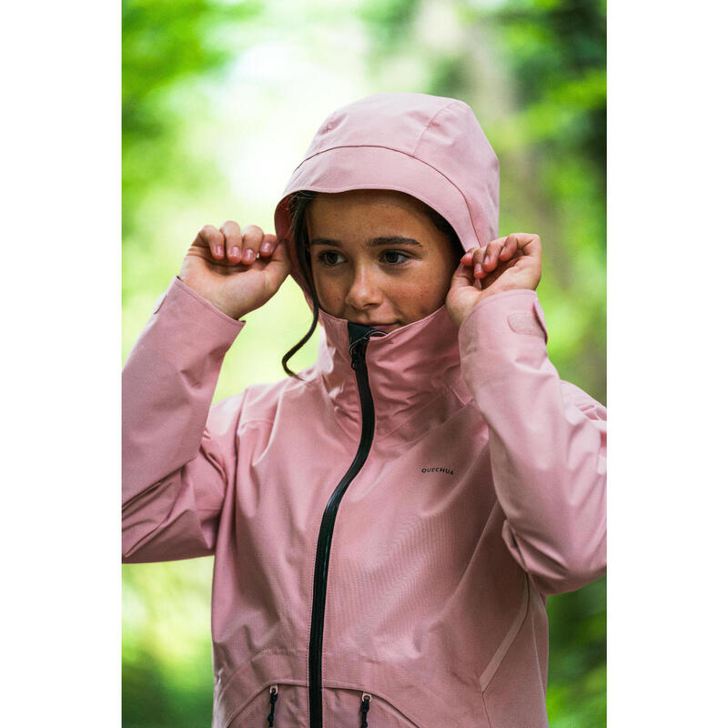 Regenjas voor wandelen MH900 kinderen 7-15 jaar