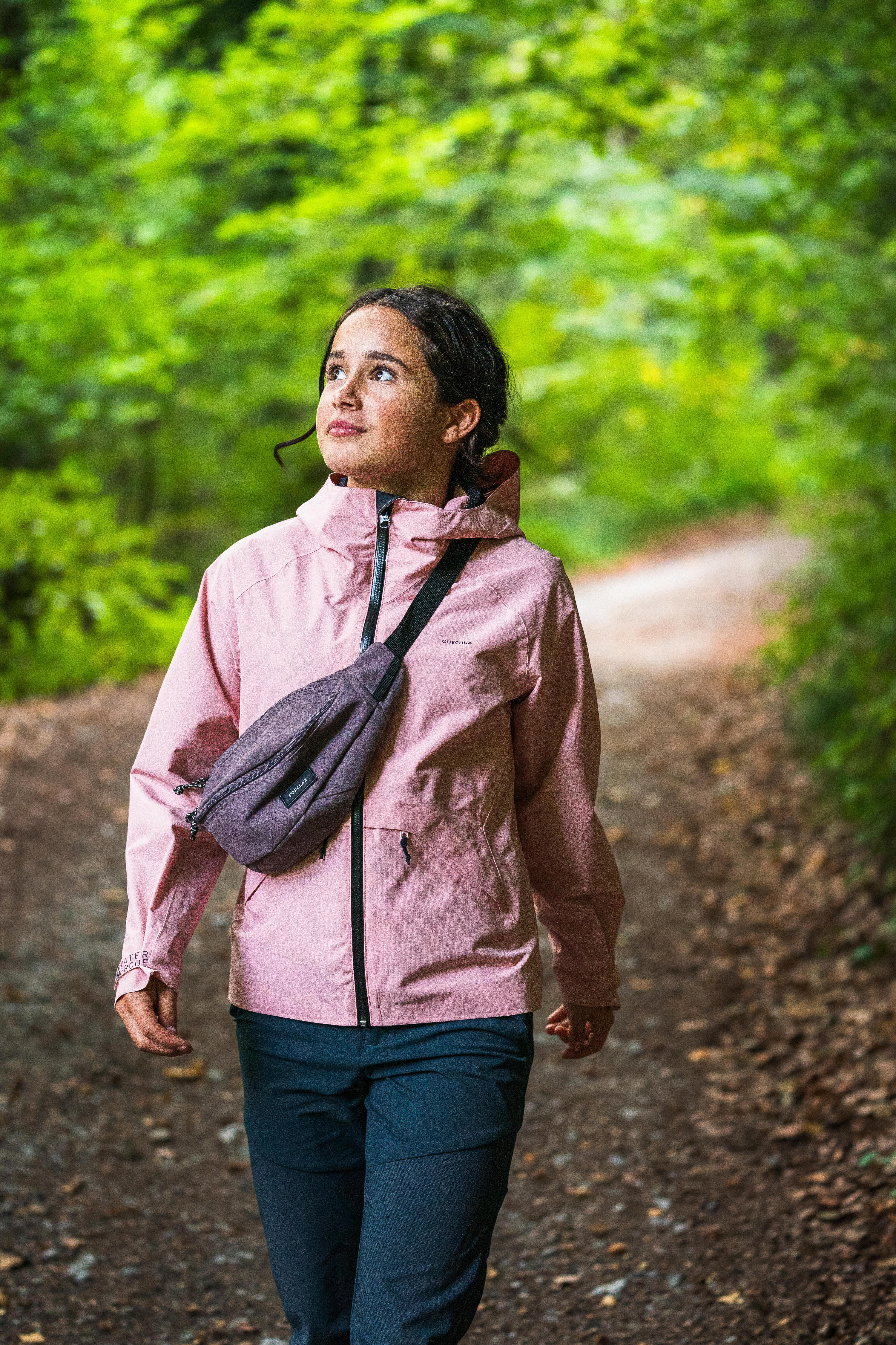 Manteau de randonnée imperméable enfant – MH 900 15/17