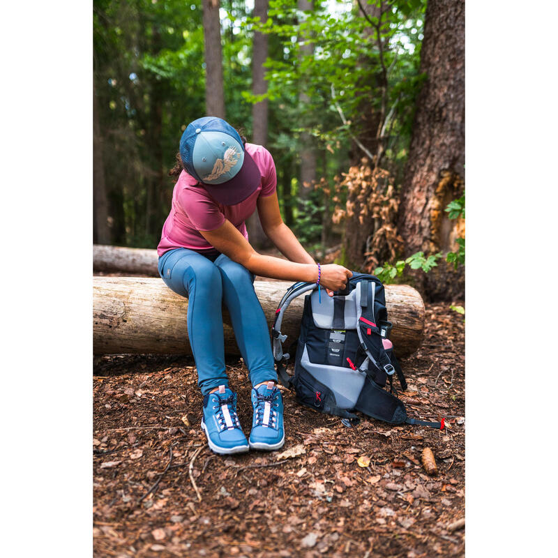 Sac à dos de randonnée enfant 7-15 ans 28L, MH500 noir